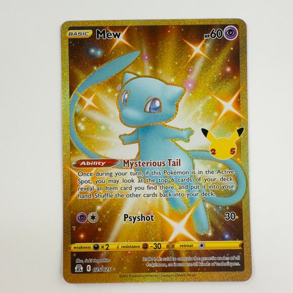 2021 Pokémon Celebrations Mew – Secret Rare (025/025) NM - Picture 1 of 6